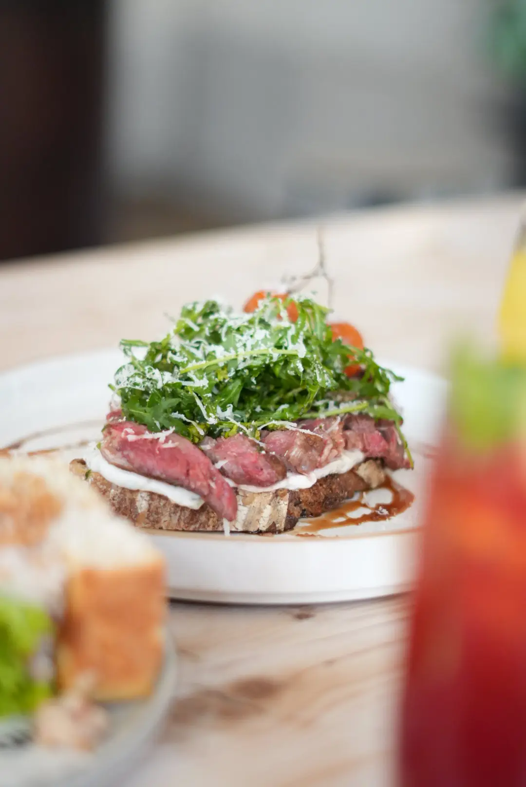Bavette steak sourdough
